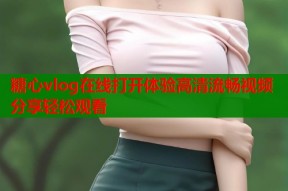 糖心vlog在线打开体验高清流畅视频分享轻松观看