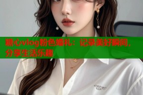 糖心vlog粉色婚礼：记录美好瞬间，分享生活乐趣