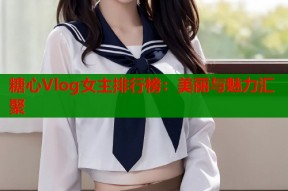 糖心Vlog女主排行榜：美丽与魅力汇聚