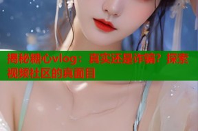 揭秘糖心vlog：真实还是诈骗？探索视频社区的真面目