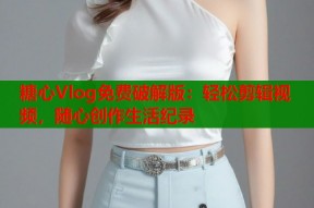 糖心Vlog免费破解版：轻松剪辑视频，随心创作生活纪录