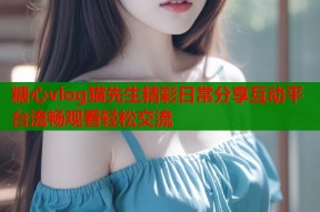 糖心vlog猫先生精彩日常分享互动平台流畅观看轻松交流