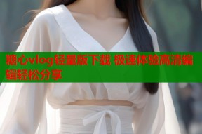 糖心vlog轻量版下载 极速体验高清编辑轻松分享