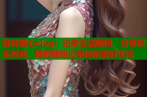 推特糖心vlog：记录生活瞬间，分享快乐时刻，随时随地记录你的美好生活