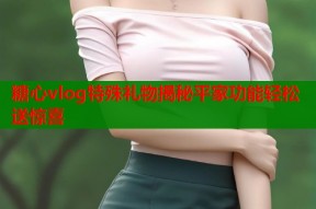 糖心vlog特殊礼物揭秘平家功能轻松送惊喜