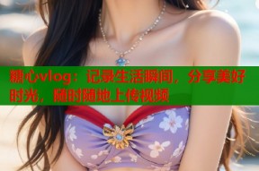 糖心vlog：记录生活瞬间，分享美好时光，随时随地上传视频