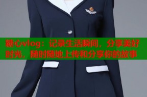 糖心vlog：记录生活瞬间，分享美好时光，随时随地上传和分享你的故事