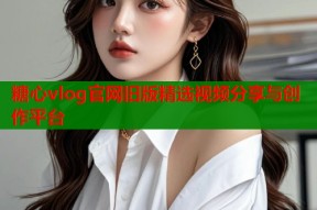 糖心vlog官网旧版精选视频分享与创作平台
