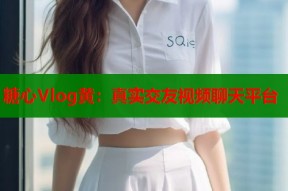 糖心Vlog黄：真实交友视频聊天平台