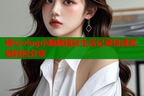糖心vlog小脆肠精彩生活记录快速剪辑轻松分享