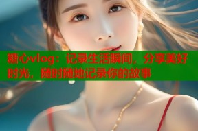 糖心vlog：记录生活瞬间，分享美好时光，随时随地记录你的故事