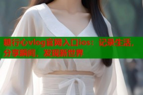 糖行心vlog官网入口ios：记录生活，分享瞬间，发现新世界