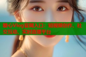 糖心Vlog官网入口：短视频创作、社交互动、实时直播平台
