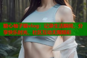 糖心柚子猫vlog：记录生活瞬间，分享快乐时光，社区互动无限精彩