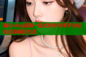 糖心vlog官网一站式创作分享平台轻松记录精彩生活