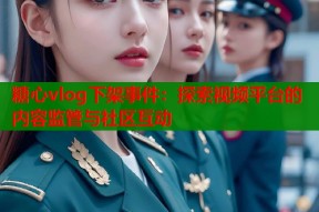 糖心vlog下架事件：探索视频平台的内容监管与社区互动
