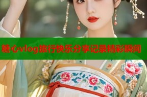 糖心vlog旅行快乐分享记录精彩瞬间