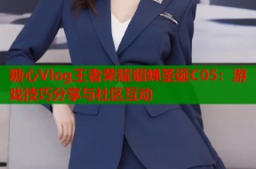 糖心Vlog王者荣耀貂蝉圣诞C05：游戏技巧分享与社区互动