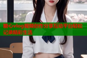 糖心vlog视频创作分享互动平台轻松记录精彩生活