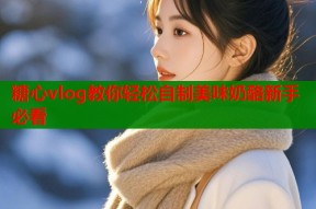 糖心vlog教你轻松自制美味奶酪新手必看