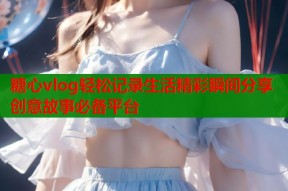 糖心vlog轻松记录生活精彩瞬间分享创意故事必备平台