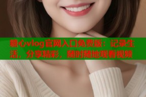 糖心vlog官网入口免费版：记录生活，分享精彩，随时随地观看视频