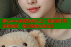 糖心vlog免费软件入口：轻松制作高品质视频，随时随地分享生活