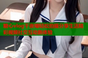 糖心vlog千夜喵轻松拍摄分享生活精彩视频社交互动新体验