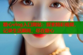 糖心vlog入口网站：探索精彩视频，记录生活瞬间，尽在糖心