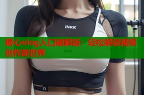 糖心vlog入口破解版：轻松解锁视频创作新世界