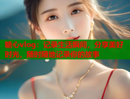 糖心vlog：记录生活瞬间，分享美好时光，随时随地记录你的故事  第1张
