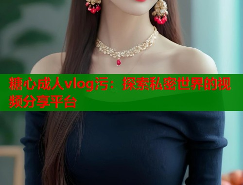 糖心成人vlog污：探索私密世界的视频分享平台  第1张