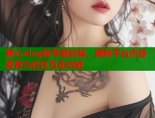 糖心vlog账号被封禁，揭秘平台内容监管与社区互动功能  第1张