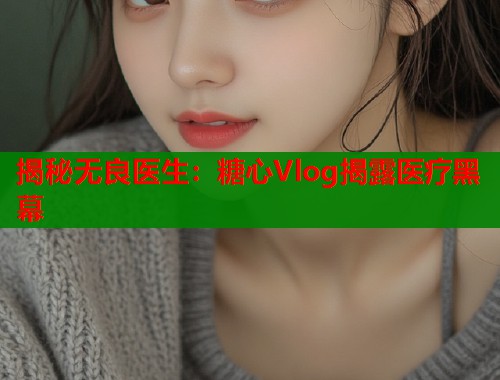 揭秘无良医生：糖心Vlog揭露医疗黑幕  第1张