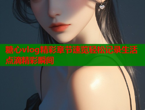 糖心vlog精彩章节速览轻松记录生活点滴精彩瞬间  第1张