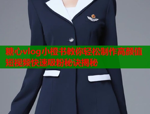 糖心vlog小橙书教你轻松制作高颜值短视频快速吸粉秘诀揭秘  第1张