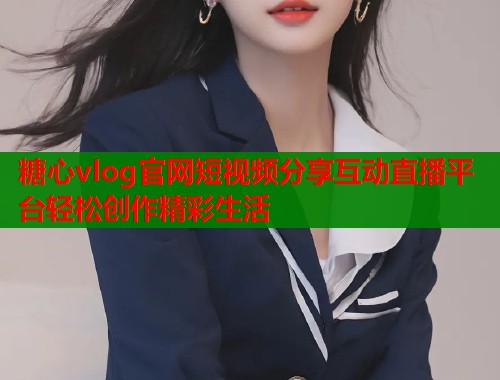 糖心vlog官网短视频分享互动直播平台轻松创作精彩生活  第1张