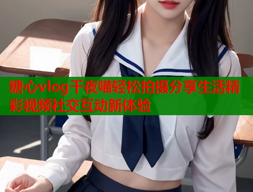 糖心vlog千夜喵轻松拍摄分享生活精彩视频社交互动新体验  第1张