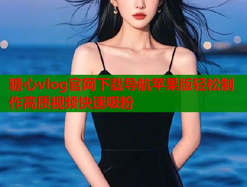 糖心vlog官网下载导航苹果版轻松制作高质视频快速吸粉  第1张