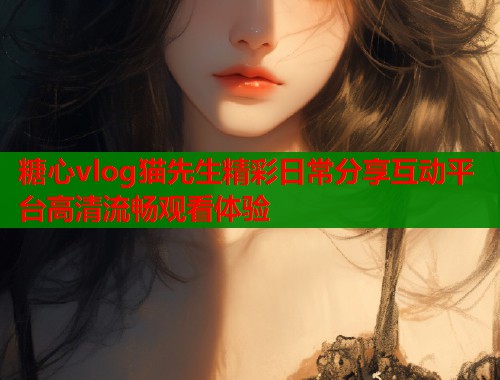 糖心vlog猫先生精彩日常分享互动平台高清流畅观看体验  第1张
