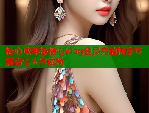 糖心成年版糖心vlog会员充值畅享专属高清内容体验  第1张