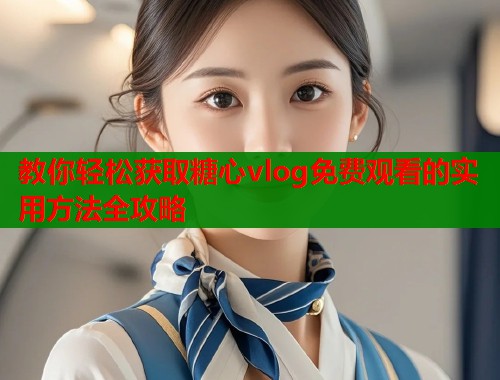 教你轻松获取糖心vlog免费观看的实用方法全攻略  第1张